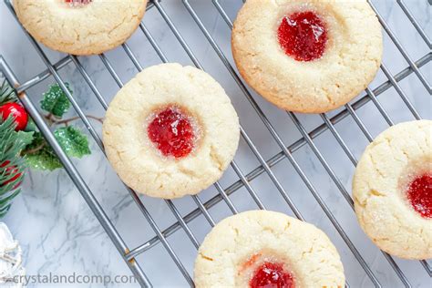 Easy Christmas Thumbprint Cookies Youll Love