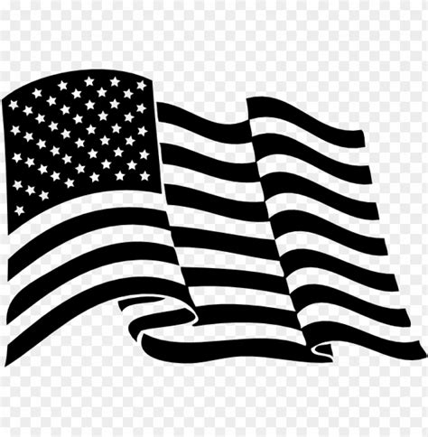 Free American Flag Clip Art Black And White Download Free American