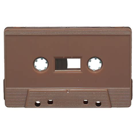 Brown Blank Audio Cassette Tapes Retro Style Media