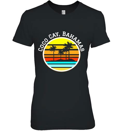 Coco Cay Bahamas Shirt Vacation Shirts Palm Trees Sunset