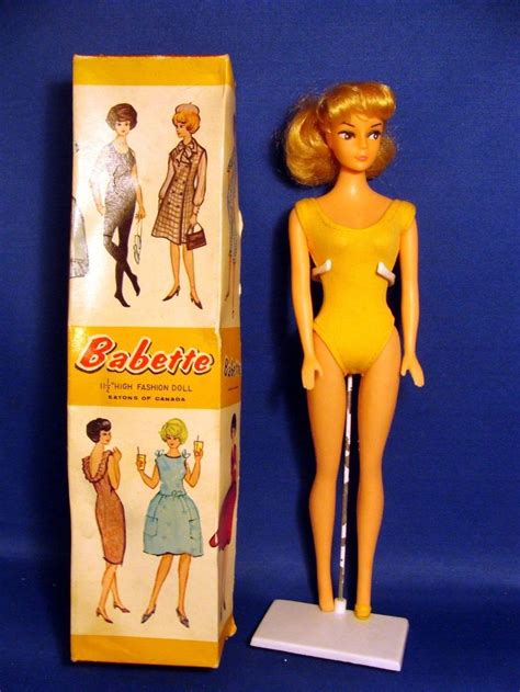Vintage Babette Barbie Clone Doll In Orig Box Eatons Canada Ebay Barbie Vintage Barbie Dolls