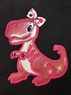 Girl T Rex Dinosaur with Bow – Dino – Applique/Embroidery Design ...