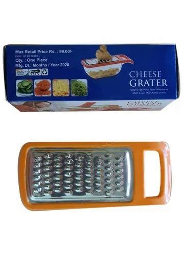 Silver Stainless Steel Plastic Cheese Grater For Kitchen At Rs 135