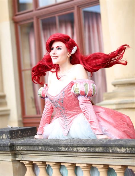 The whole dress is made of duchess satin that i had laying. Ariel the little mermaid - pink ball gown by ...