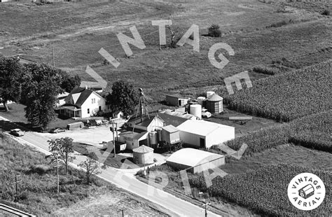 Vintage Aerial Iowa Dubuque County 1972 51 Pdu 19