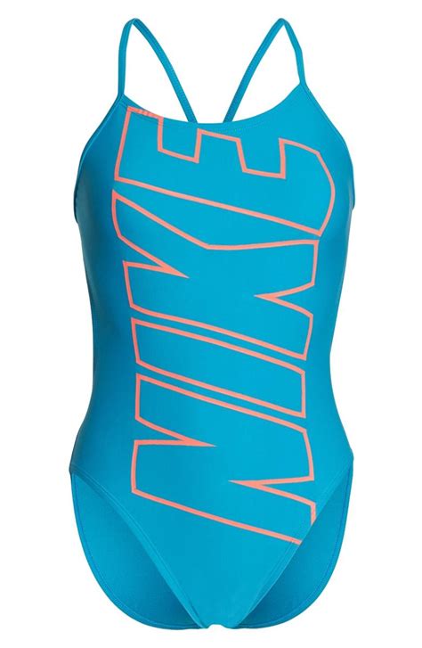 Nike Crossback One Piece Swimsuit In Light Blue Fury Modesens