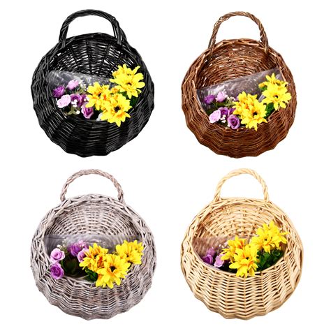 Truth is, the popularity of woven décor isn't all that new. Handmade Rattan Flower Pot Plant Stand Holder DIY Home ...