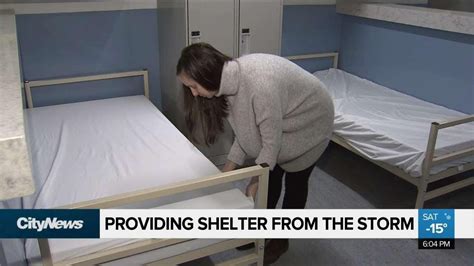 New Womens Shelter Opens In Toronto As Temperatures Plunge Youtube