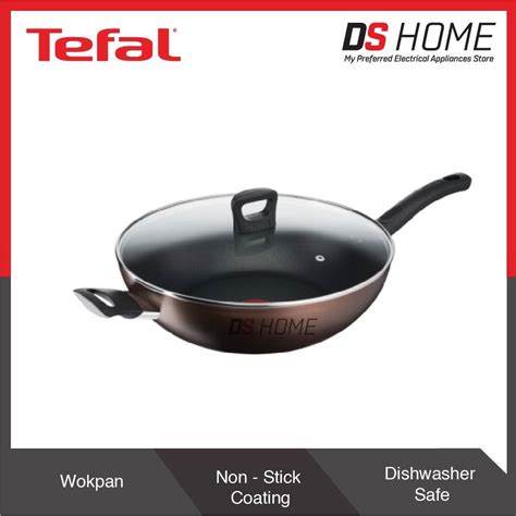 Tefal Cookware Day By Day Wokpan Cm With Lid G Shopee Malaysia