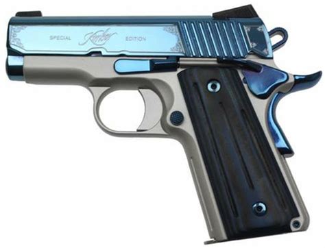 There's a good reason why kimber is one of the top manufacturers of the 1911, from.22 to 9mm to.45. Kimber Sapphire Ultra II Limioted Edition Blue 9mm ...