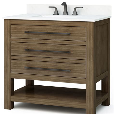 Maybe you would like to learn more about one of these? allen + roth Kennilton 36-in Gray Oak Undermount Single ...