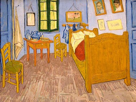 The bedroom(s) are among the most famous paintings of vincent van gogh. 旧金山2010年梵高、高更、塞尚及后印象派画展作品(4): Van Gogh_长安落叶_新浪博客
