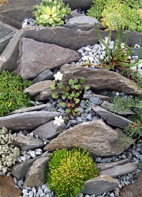 Garden Ideas With Rocks Rock Garden Backyard Maintenance Low Genius