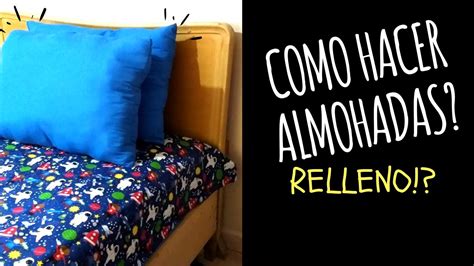 como hacer una almohada en 2 minutos relleno para almohada youtube