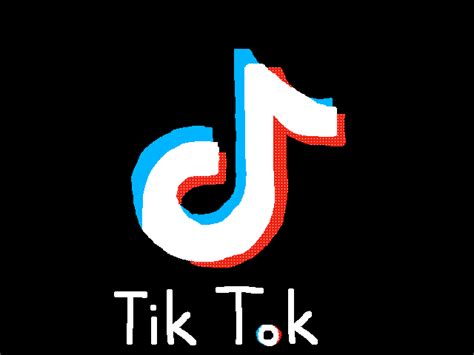 Tik Tok Logo Red Parsflex