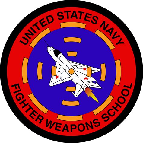 F 14 Top Gun Logo Png Download Navy Fighter Weapons School Patch
