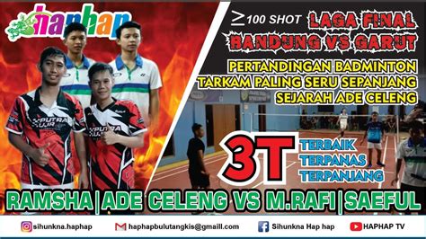 Laga Final Bandung Vs Garut Badminton Tarkam Paling Seru Sepanjang