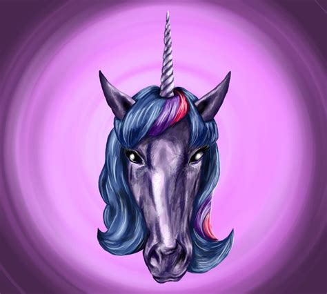 Pretty Purple Unicorn By Heavenhairsixes On Deviantart