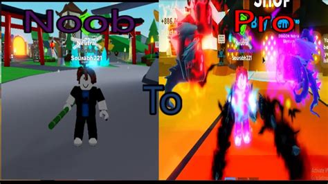 Noob To Pro In Ninja Legends Roblox No Robux Challenge Youtube
