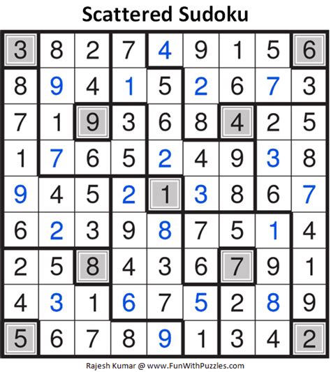 Sudoku Puzzle And Answer Key