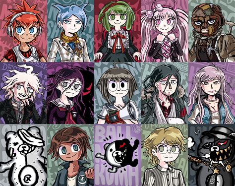 I Drew The Characters From Danganronpa Another Episode Ultra Despair