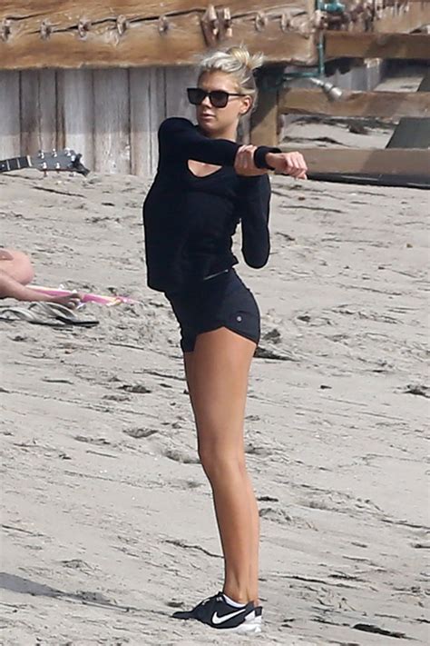 charlotte mckinney working out at a beach in malibu 27 see more at