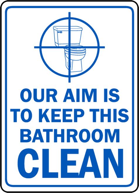 Keep This Bathroom Clean Sign Save Instantly