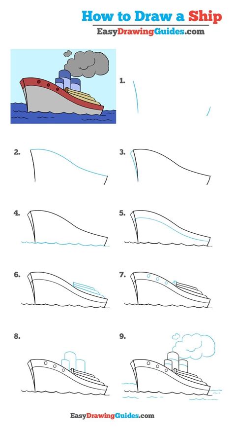 Jak Narysować Statek Naprawdę Łatwy Samouczek Rysowania Home Healthcare