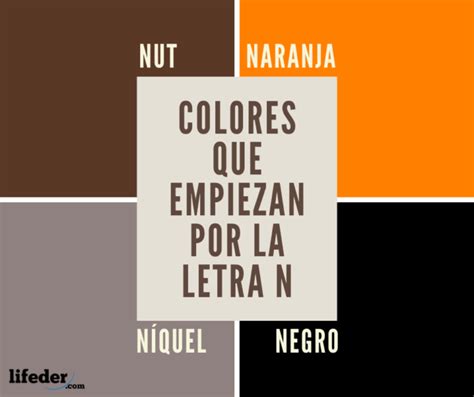 Los Colores Que Empiezan Con N M S Famosos Nombre Hex