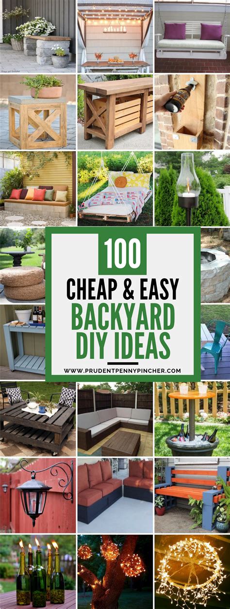Maybe you would like to learn more about one of these? 100 Cheap and Easy DIY Backyard Ideas - Prudent Penny Pincher