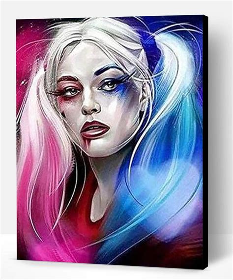 Harley Quinn Art Celebrities Paint By Number Paint By Numbers Pro