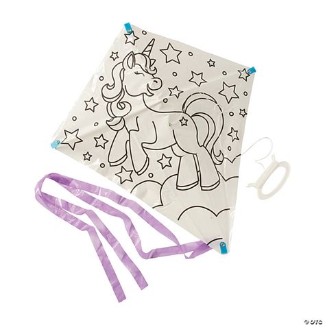 Color Your Own Unicorn Kites 12 Pc Discontinued