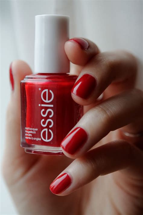 Red Nail Polish Essie Jewel Tones Red Nail Polish Nail Colors Red Nails