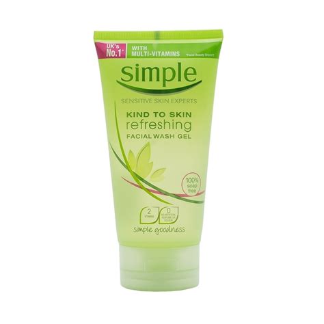 Simple Kind To Skin Ref Facial Wash Gel 150ml Beauty From Chemist