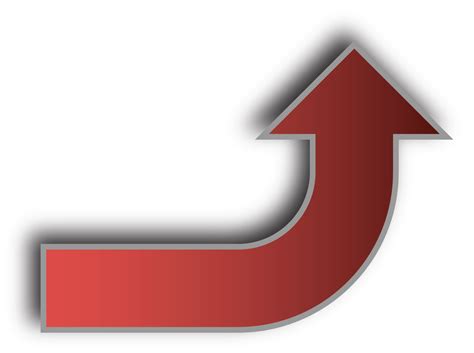 Arrow Curved Png Curved Clipart Red Arrow Red Arrow P