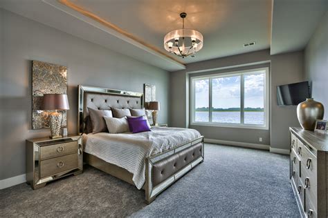 Lakeside Luxe Contemporary Bedroom Omaha By Inspired Interiors