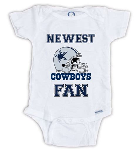 Dallas Cowboys Fan Baby Onesie Baby Bodysuit By Jujuapparel