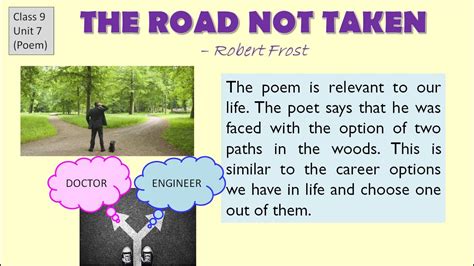 Summary Of The Poem The Road Not Taken Commladeg