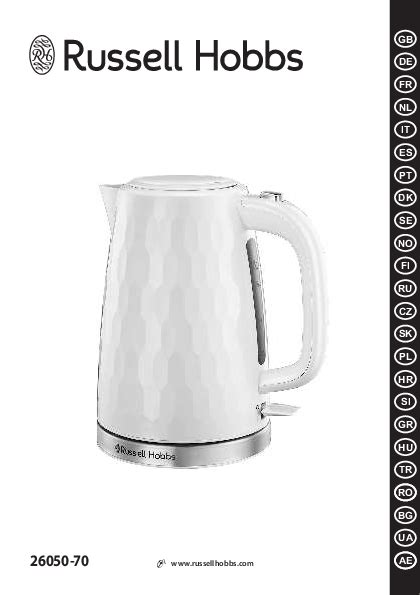 Russell Hobbs N26050 70 Electric Kettle User Manual And Safety