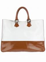 Images of Fendi White Handbag