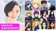 Maaya Sakamoto [坂本 真綾] Top Same Voice Characters Roles - YouTube