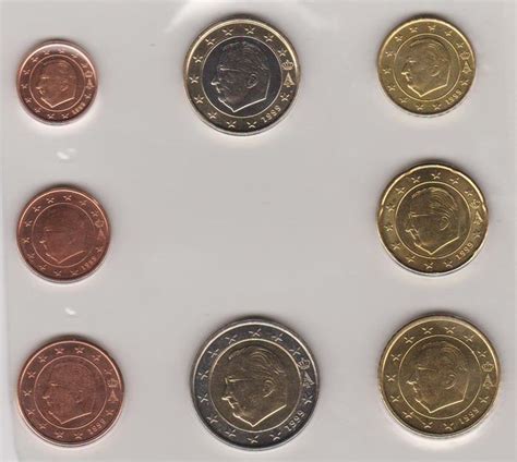 Belgium Annual Coin Set 1 Cent To 2 Euro 1999 Catawiki