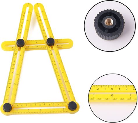 Edcarrying Multi Angle Ruler Angleizer Template Tool Angle Measurement