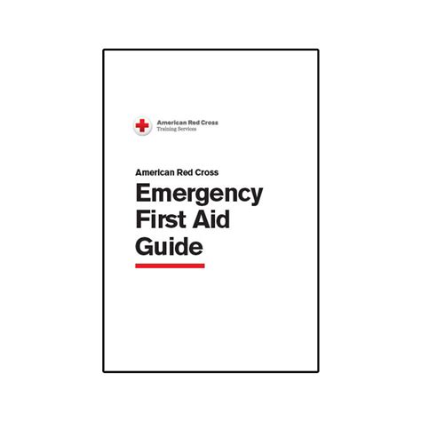 Emergency First Aid Reference Guide Red Cross Store