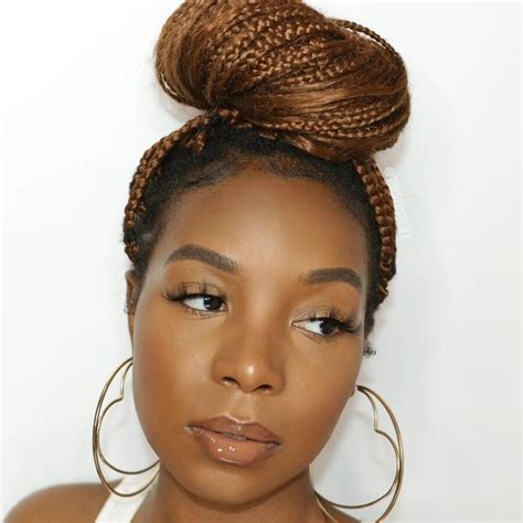10 Cool Braided Bun Styles For Black Hair From Instagram