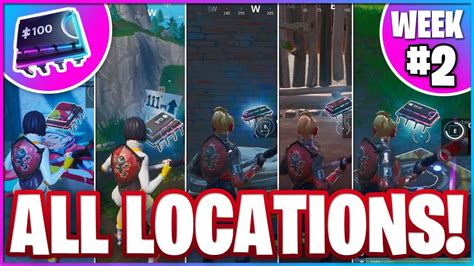 All Fortbytes Locations Week 2 In Fortnite Season 9 Weekly Fortbytes 2 Youtube