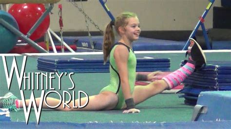 Gymnastics In A Leg Cast Castnastics Whitney Youtube