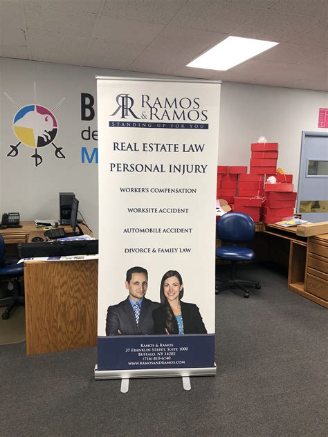 Ramos And Ramos Pull Up Banner Buffalo Design And Printing
