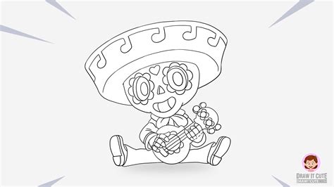 Click the brawl stars crow coloring pages to view printable version or color it online (compatible with ipad and android tablets). How to draw Poco super easy with coloring page | Brawl ...