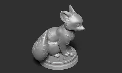 Fox Girl 3d Model 3d Printable Cgtrader